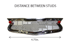 1960 TRUNK BEZEL ASSEMBLY, 283